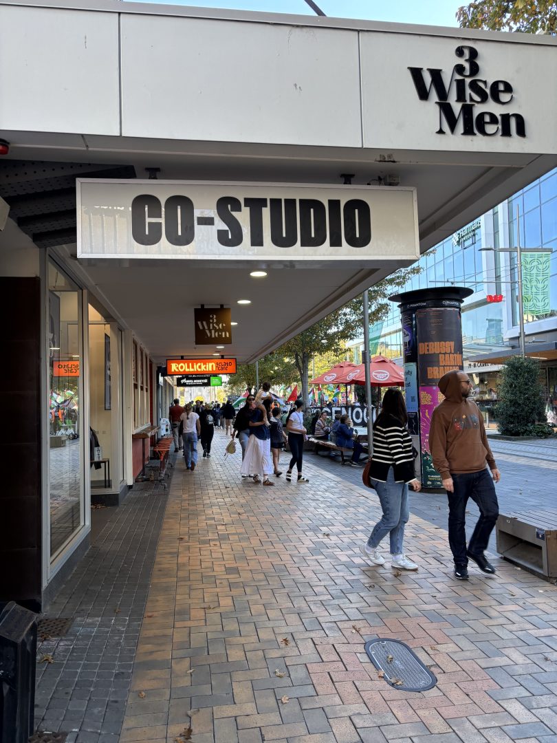 纽西兰基督城追忆桥解放巴勒斯坦游行。（作者提供）