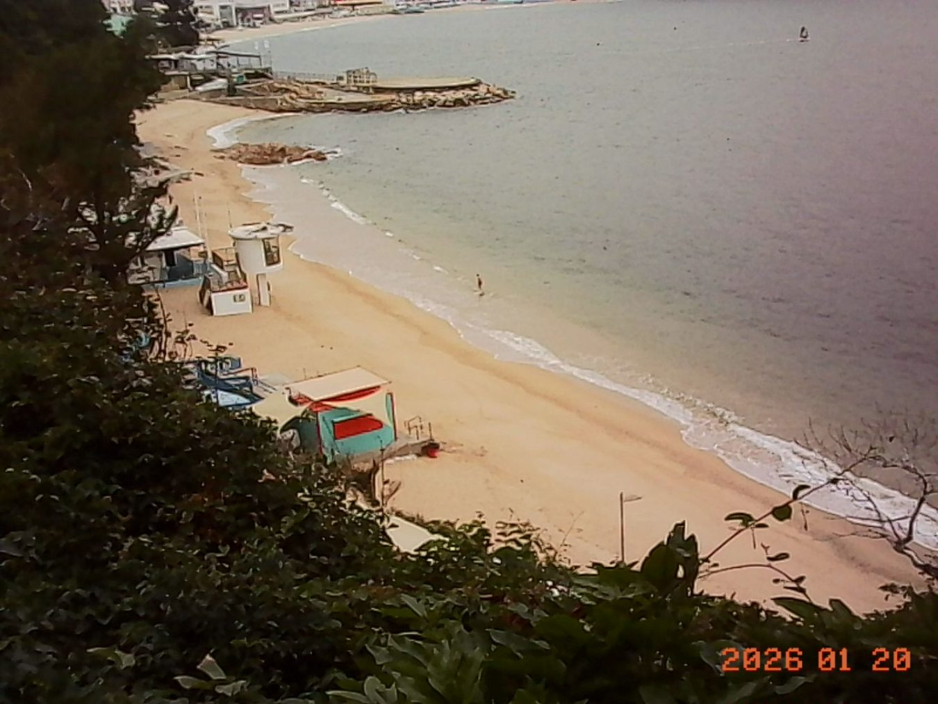 长洲风光。（作者提供）