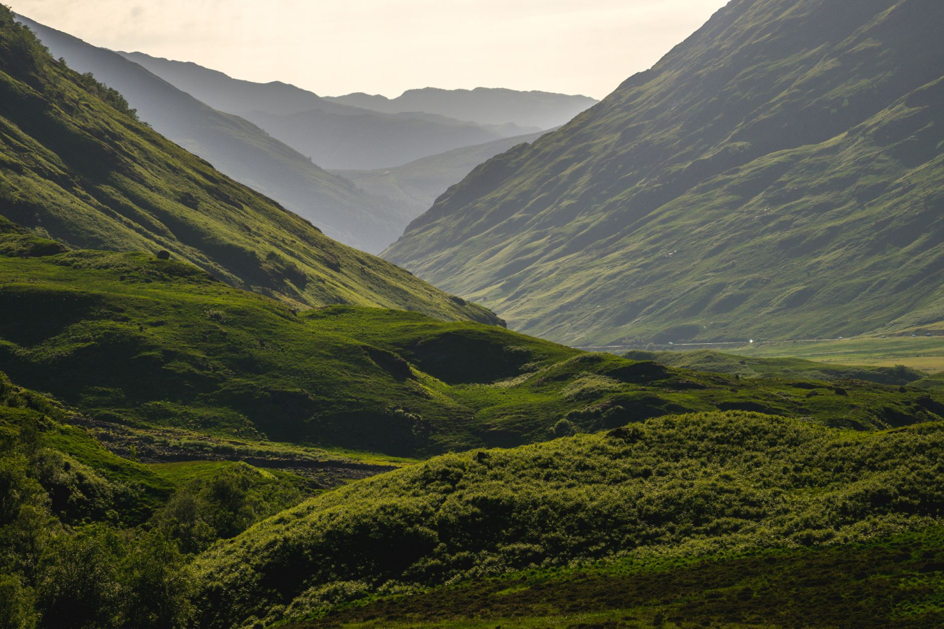 landscape photography of mountains